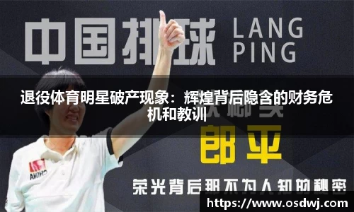 退役体育明星破产现象：辉煌背后隐含的财务危机和教训